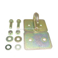 zinc plated forged steel welding grab hook with mounting plate